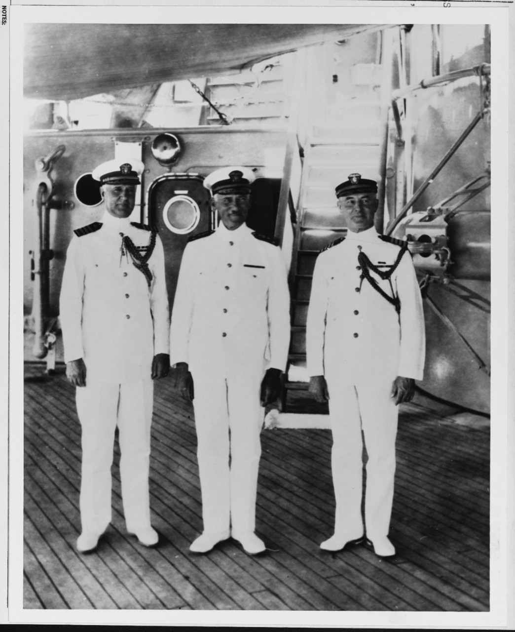 Scouting Fleet, Commander and Aides, circa 1927