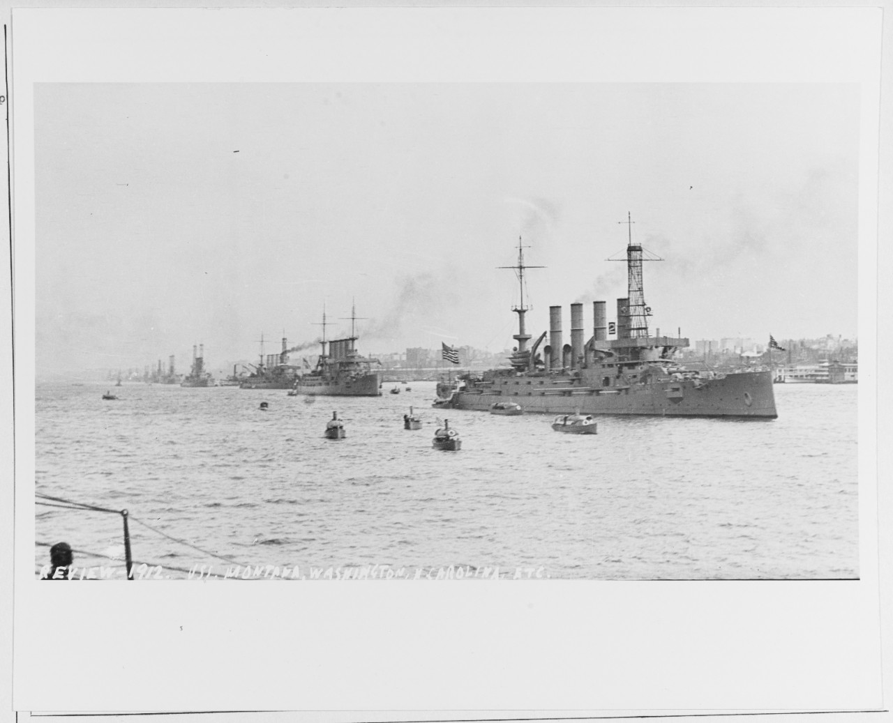 U.S. World War I Battleship Fleet Review