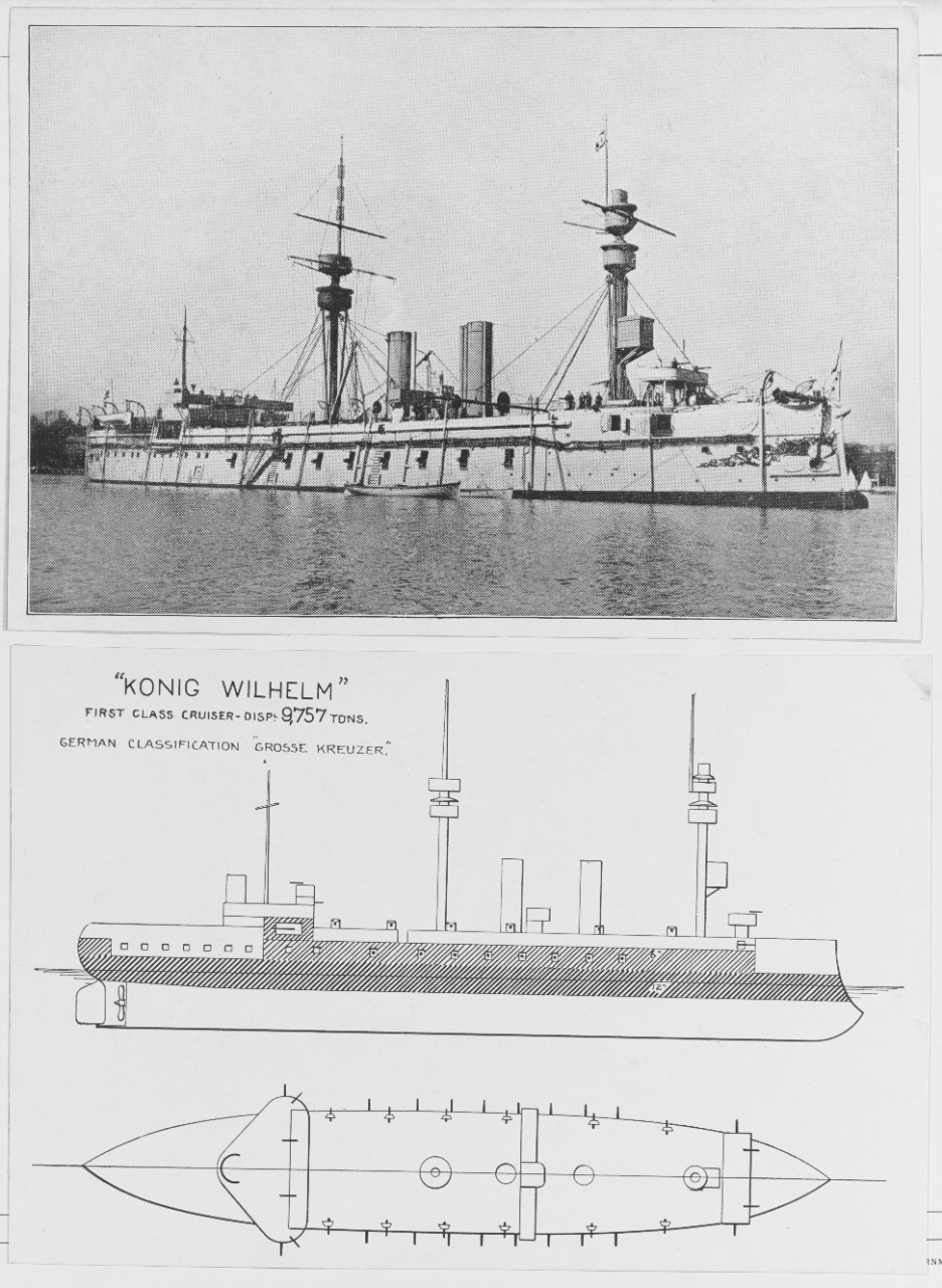 German Super Dreadnought Battleship KONIG WILHELM