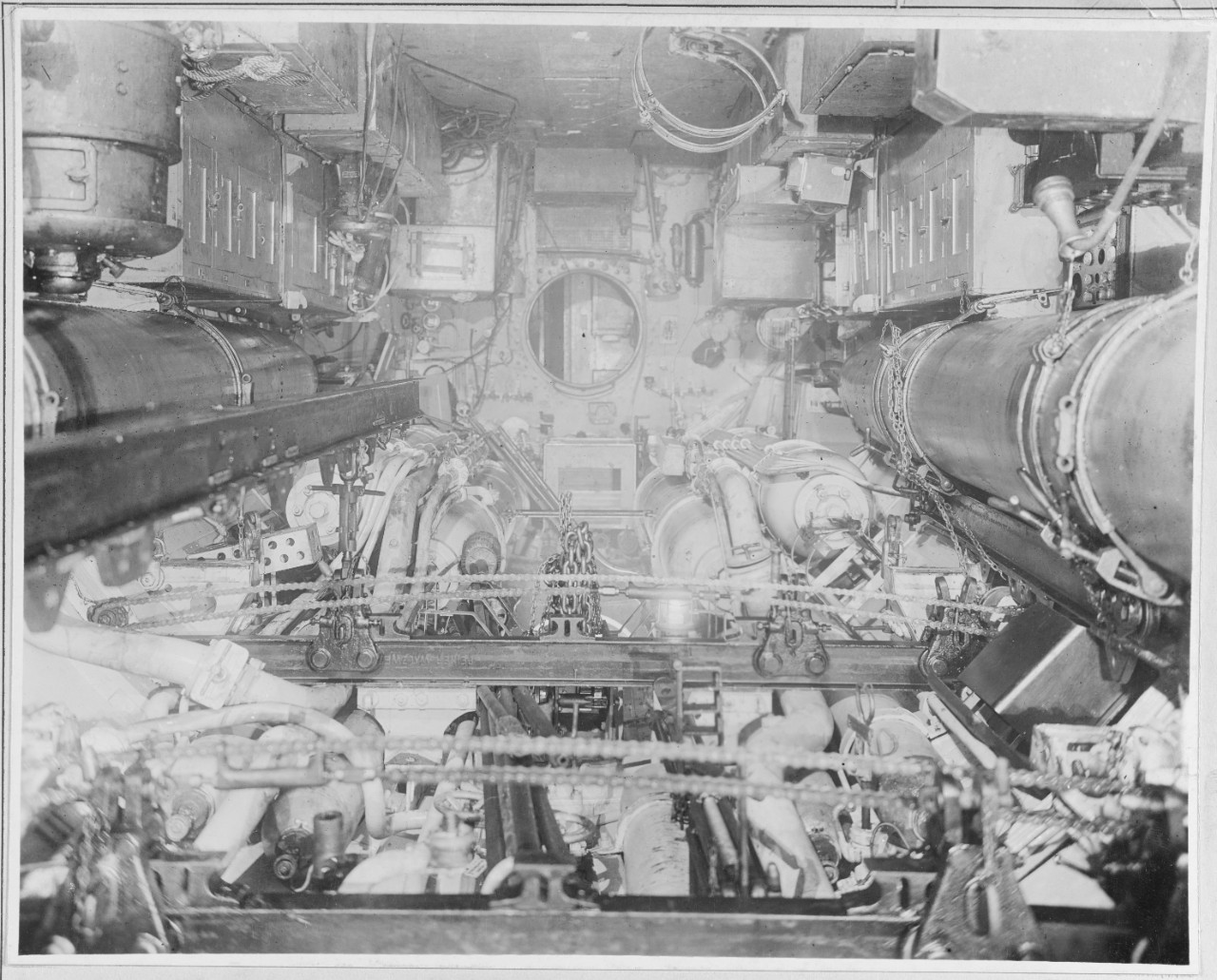 Interior of a German Submarine