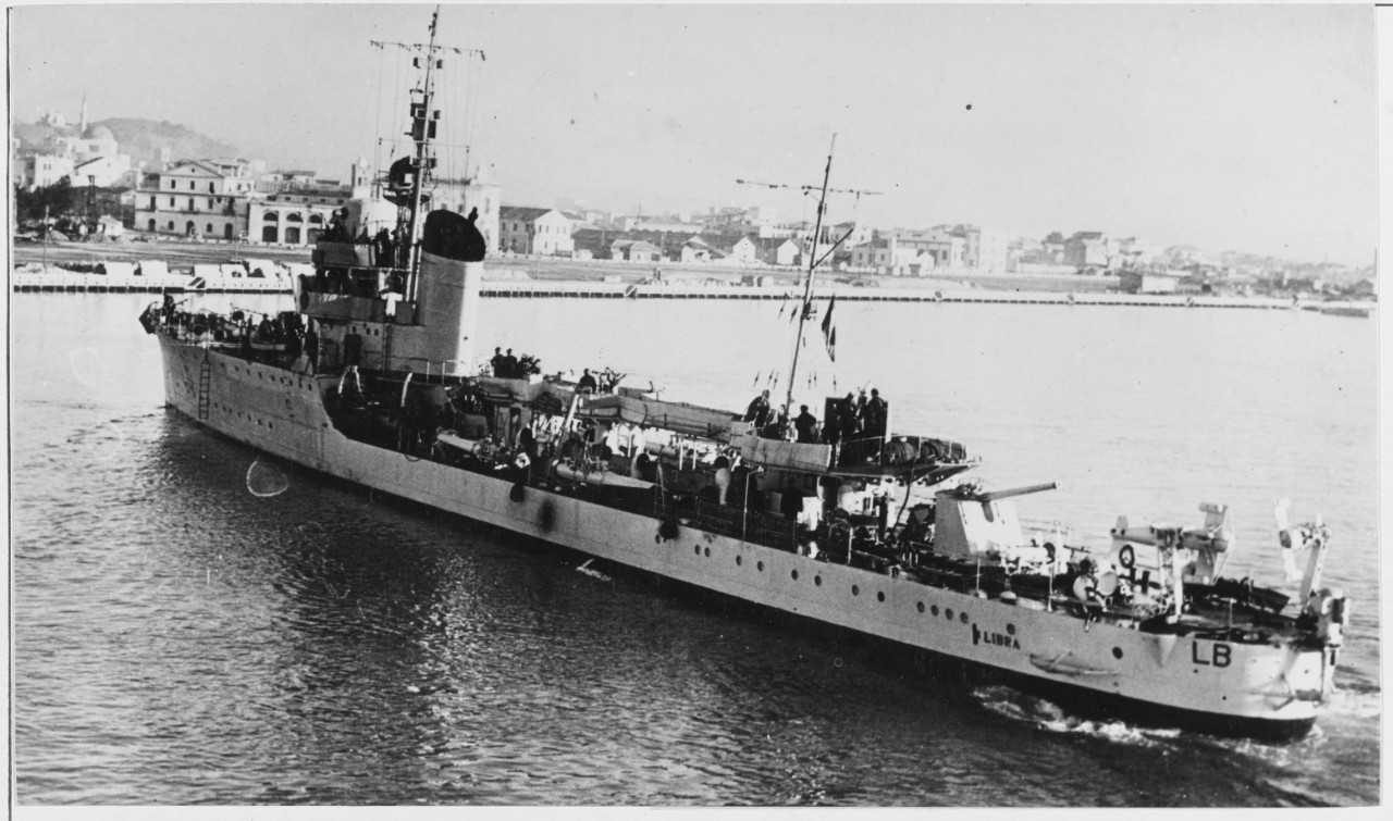 Italian ship: LIBRA (Spica class). Circa 1939
