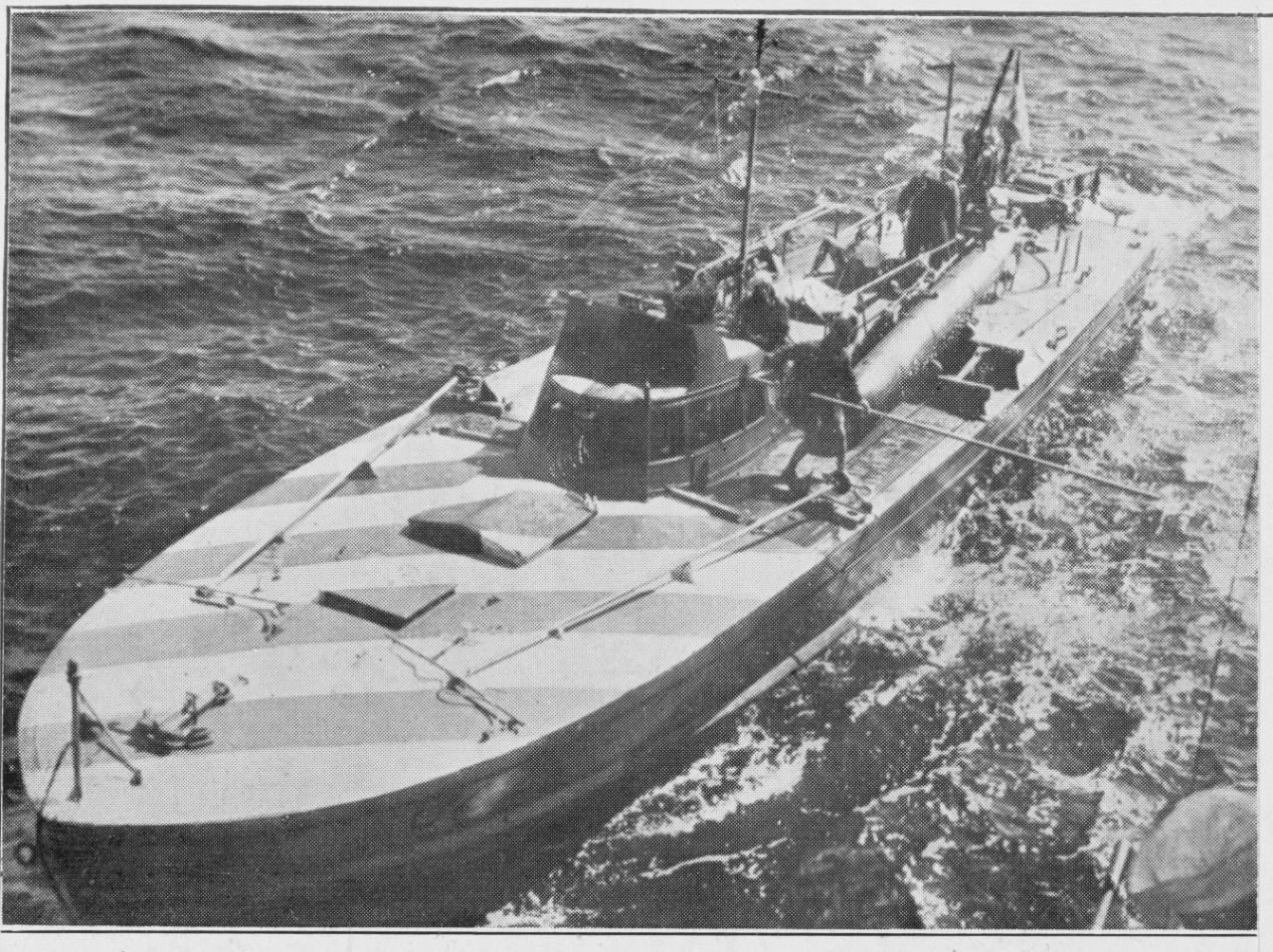 Italian E-Boat. Italy - PT also used for submarine hunting. Circa 1940-1941