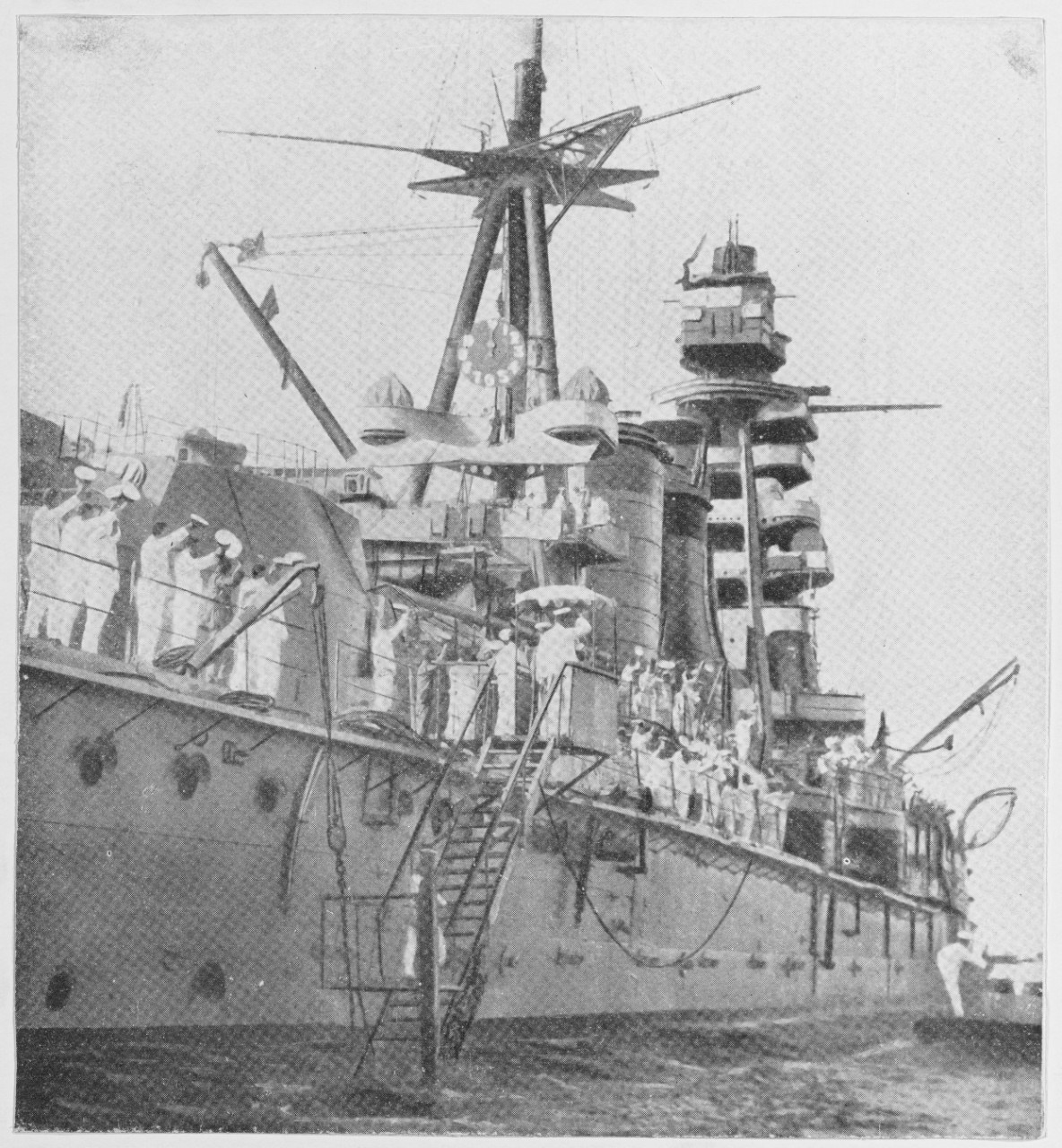Japanese battleship: H.I.J.M.S. NAGATO. 1922-1934