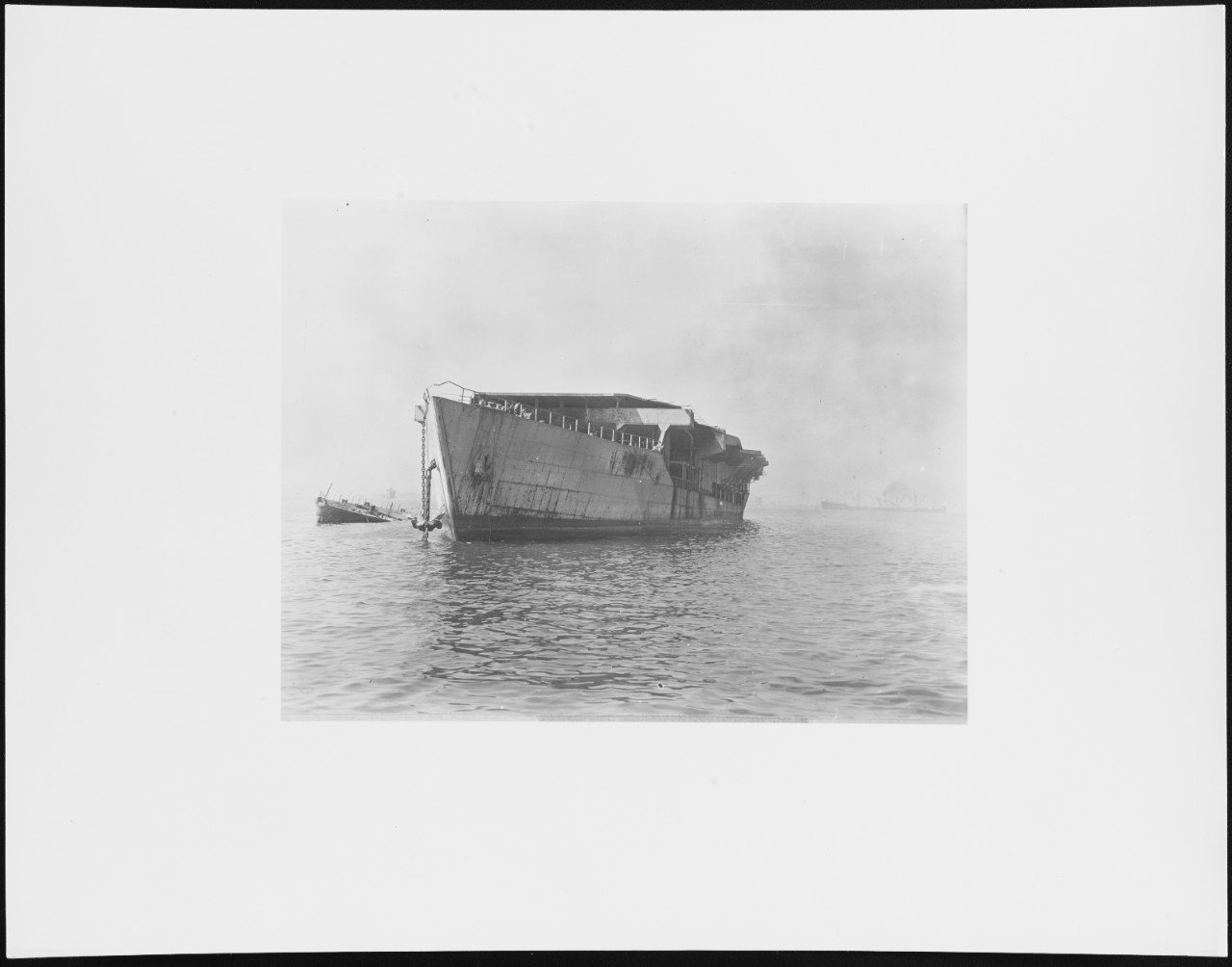 Damaged Japanese Ship