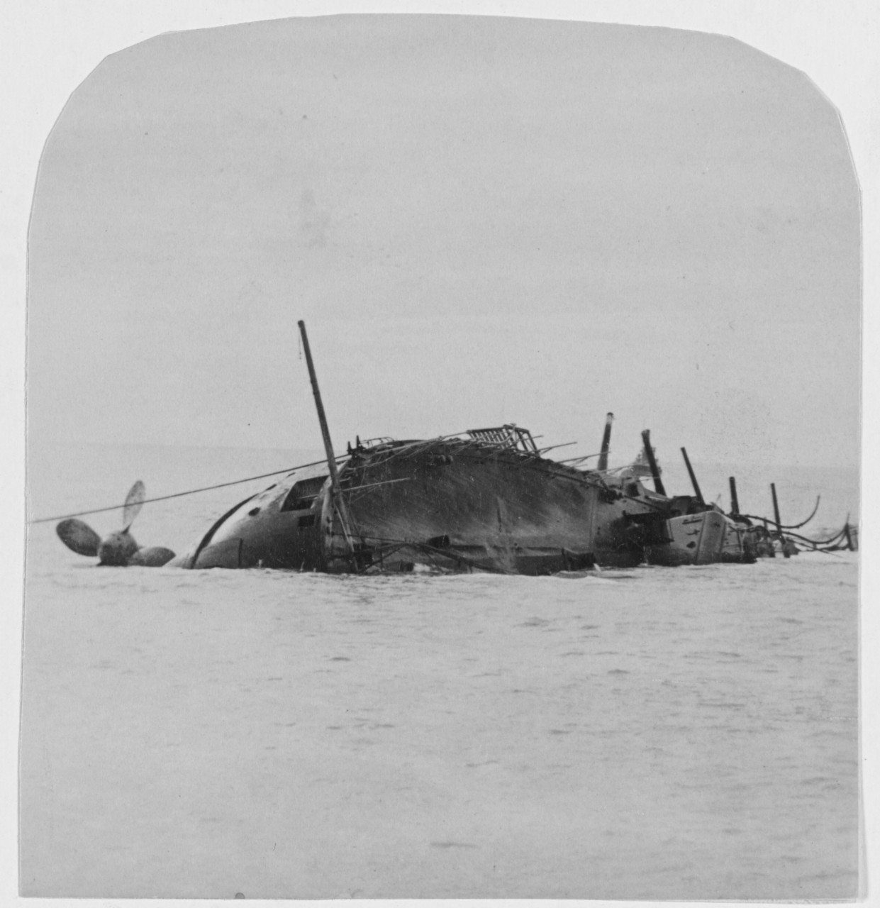 Sinking of the Spanish Ship CRISTOBAL COLON