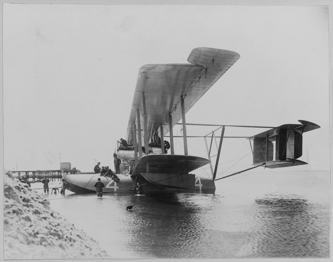 NC-4, giant seaplane which made trans-Atlantic flight