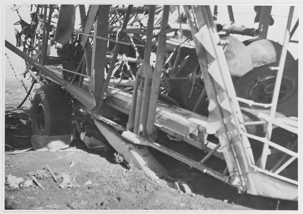 German glider that crashed in desert in Africa. Troop carrying equipment