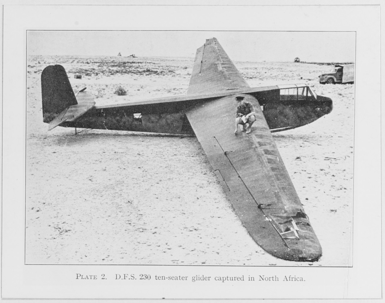 D.F.S. 230 ten-seater glider captured in North Africa