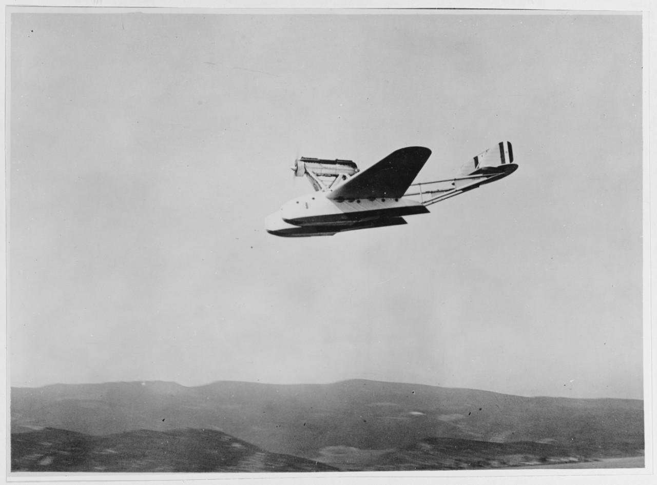 Italian plane that flew to U.S., 1933. General Balbo's plane leading