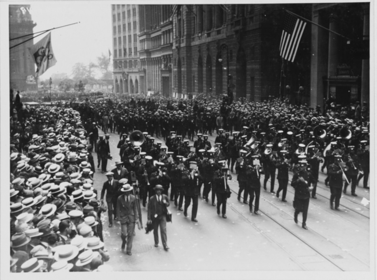 Parade showcasing Commander Robert E. Byrd