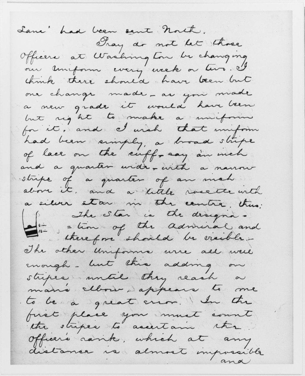 Admiral David Glasgow Farragut Letter, 1863