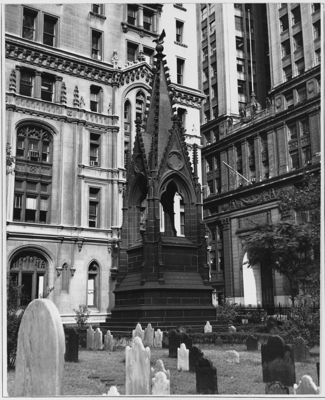 Soldiers' Monument in Trinity Churchyard, New York City