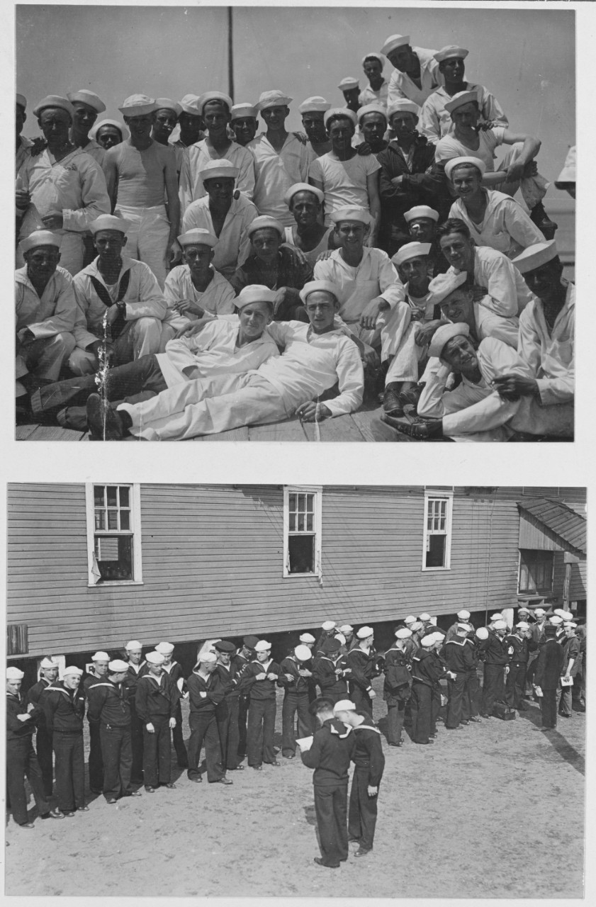 Enlisted men on duty. Training Camp, Cape May, New Jersey