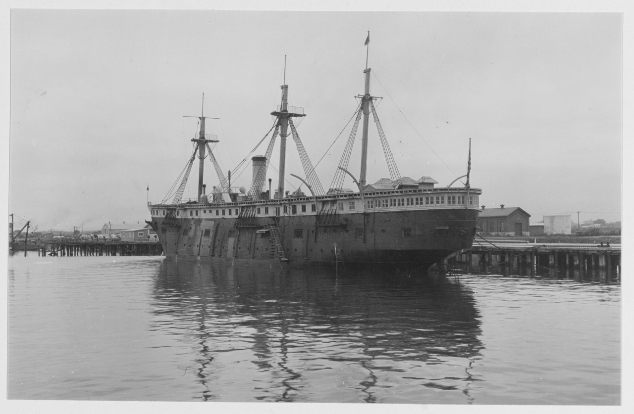 U.S. Receiving Ship HARTFORD Admiral Farragut's flagship at Mobile Bay