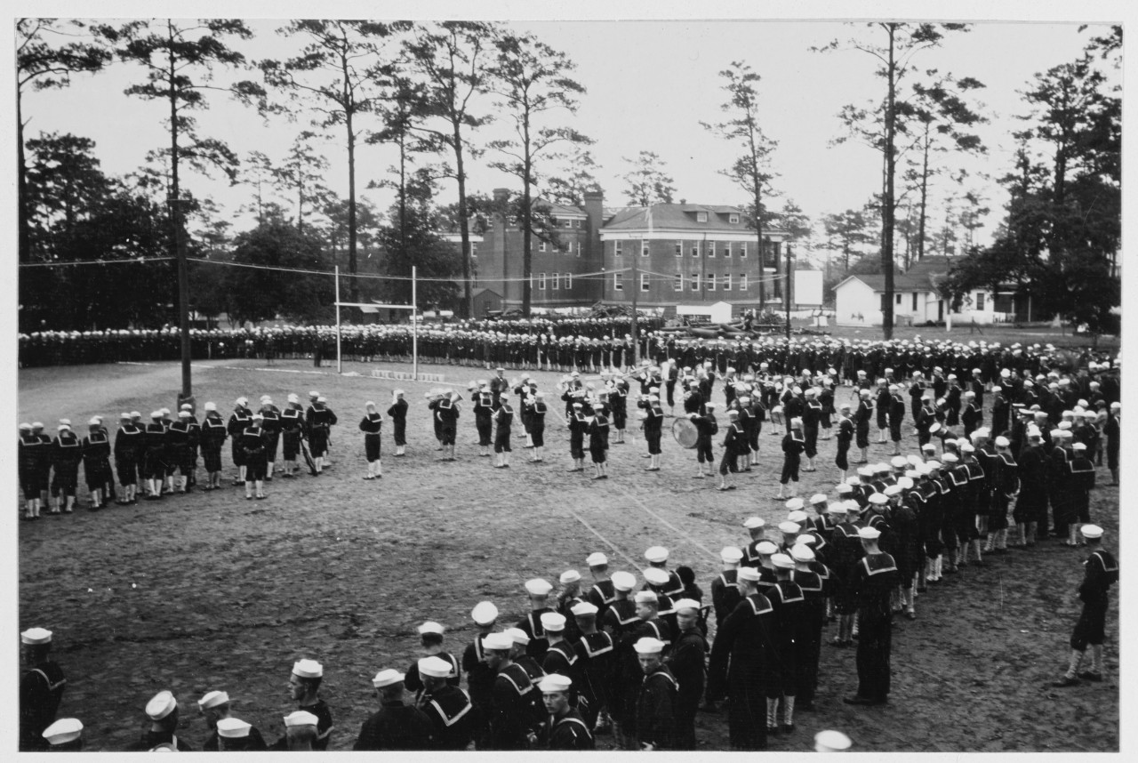 Brigade on the parade, U.S. Naval Training Camp