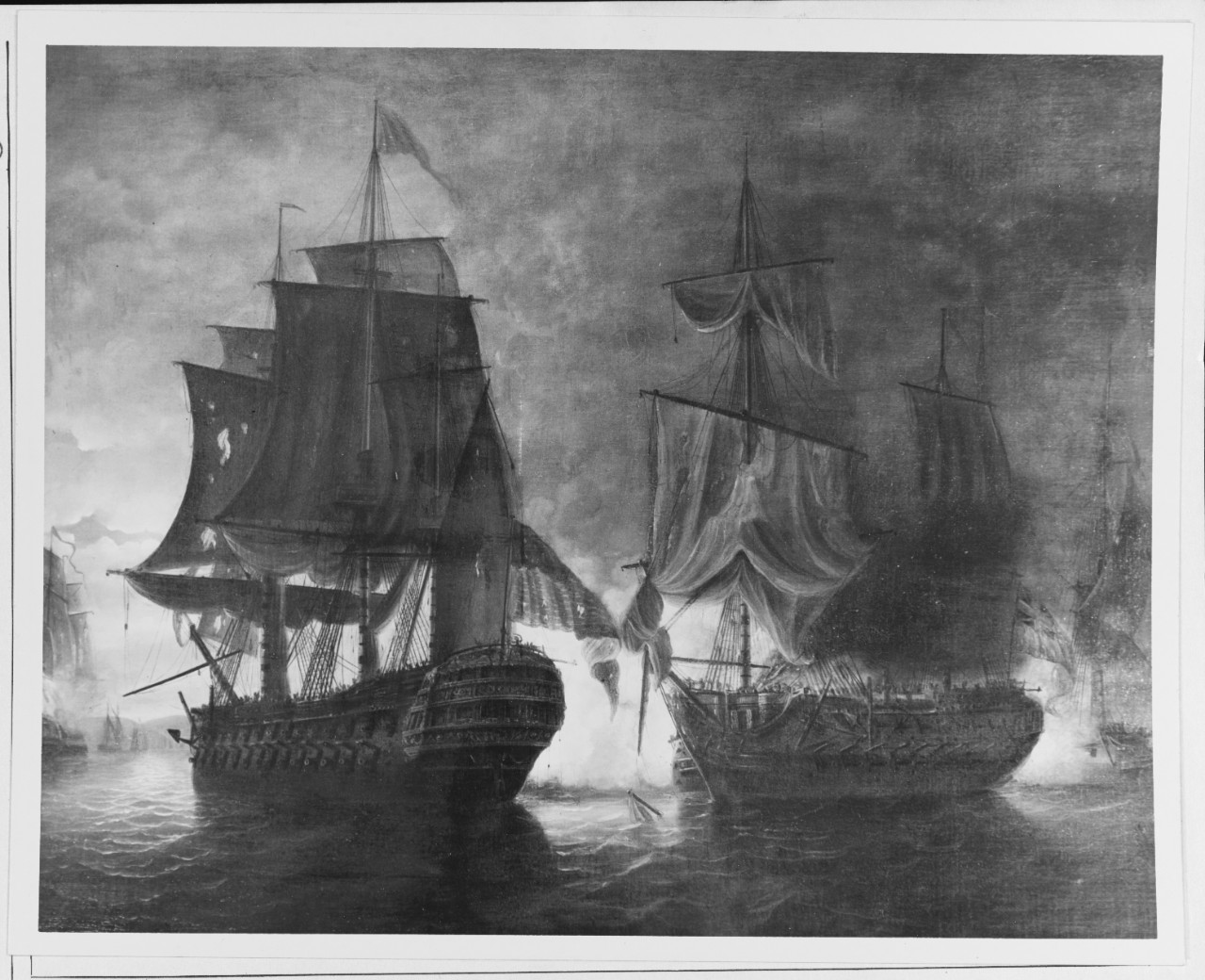 Bon Homme Richard vs Serapis 23 Sept 1779 off Flamborough Head