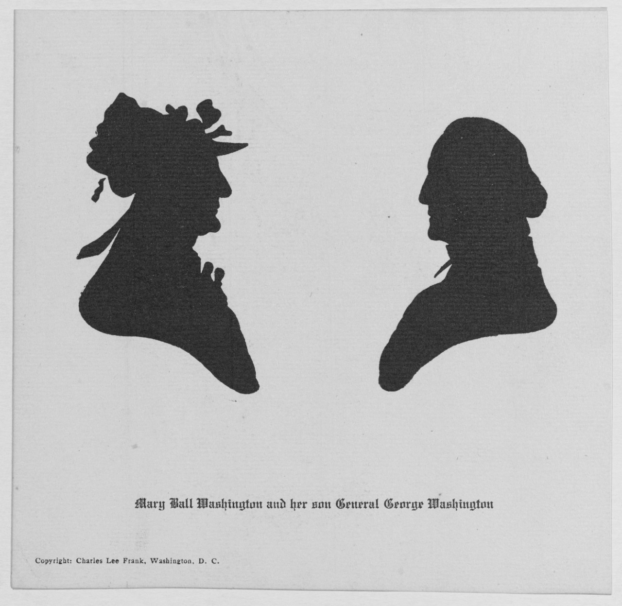 Mary Ball washington and her son George Washington
