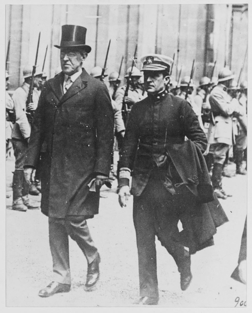 President Wilson arriving at Castoe St. German.