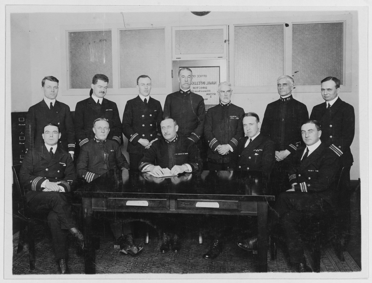 Naval Intelligence Division Officers.