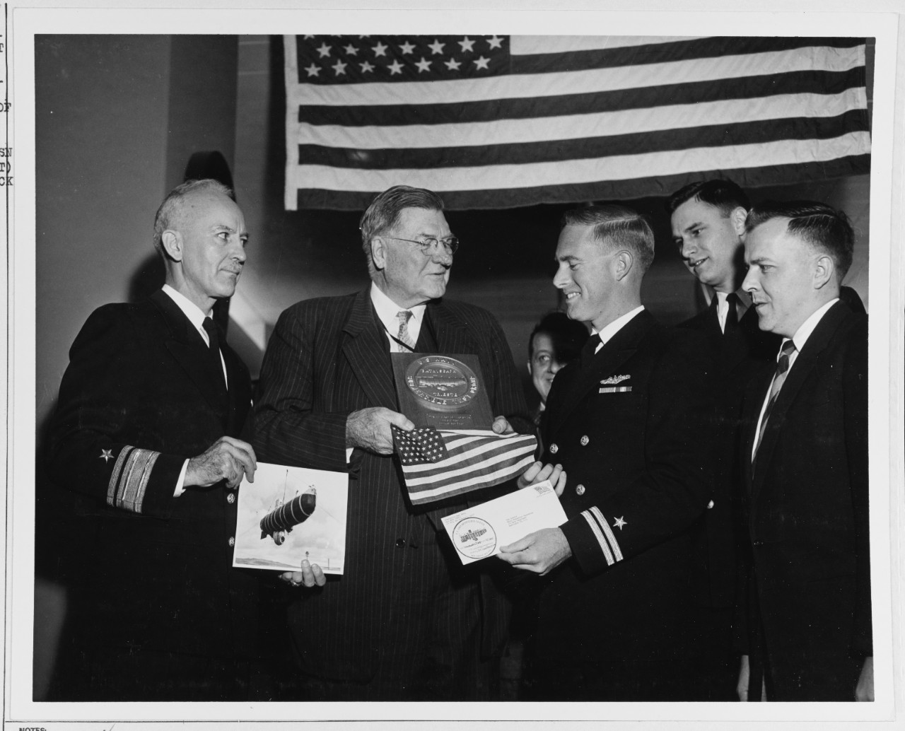 Navy Historical Foundation presentation by LT. Don Walsh, USN, Officer.