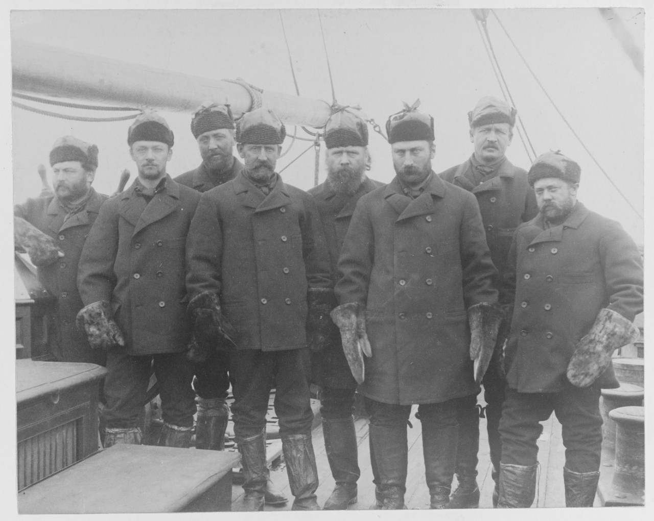 Officers of the USS THETIS