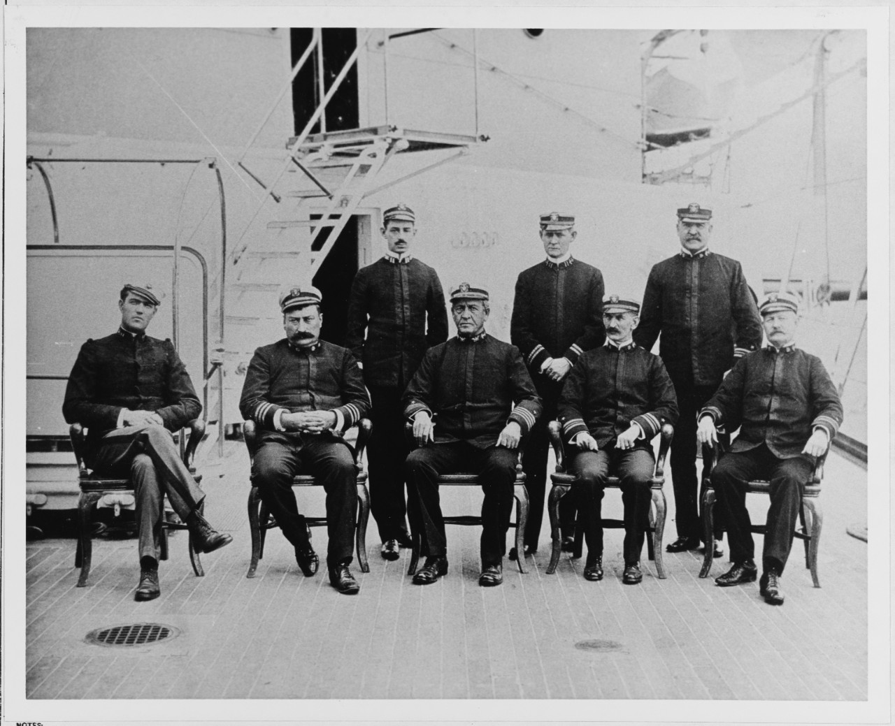 USS WISCONSIN (BB-9)- Officers