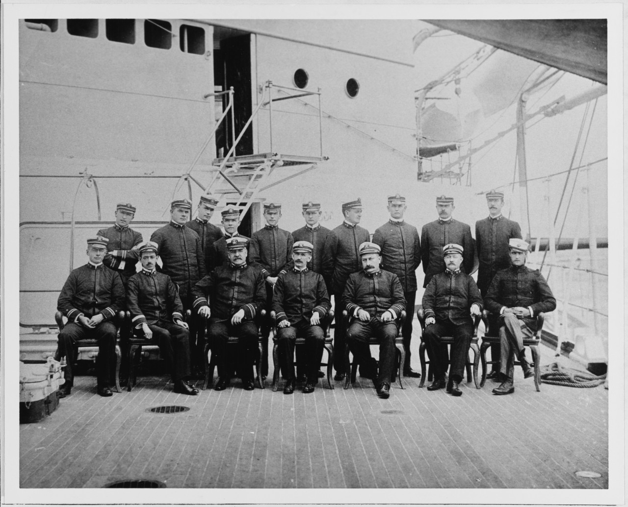 USS WISCONSIN (BB-9)- Officers