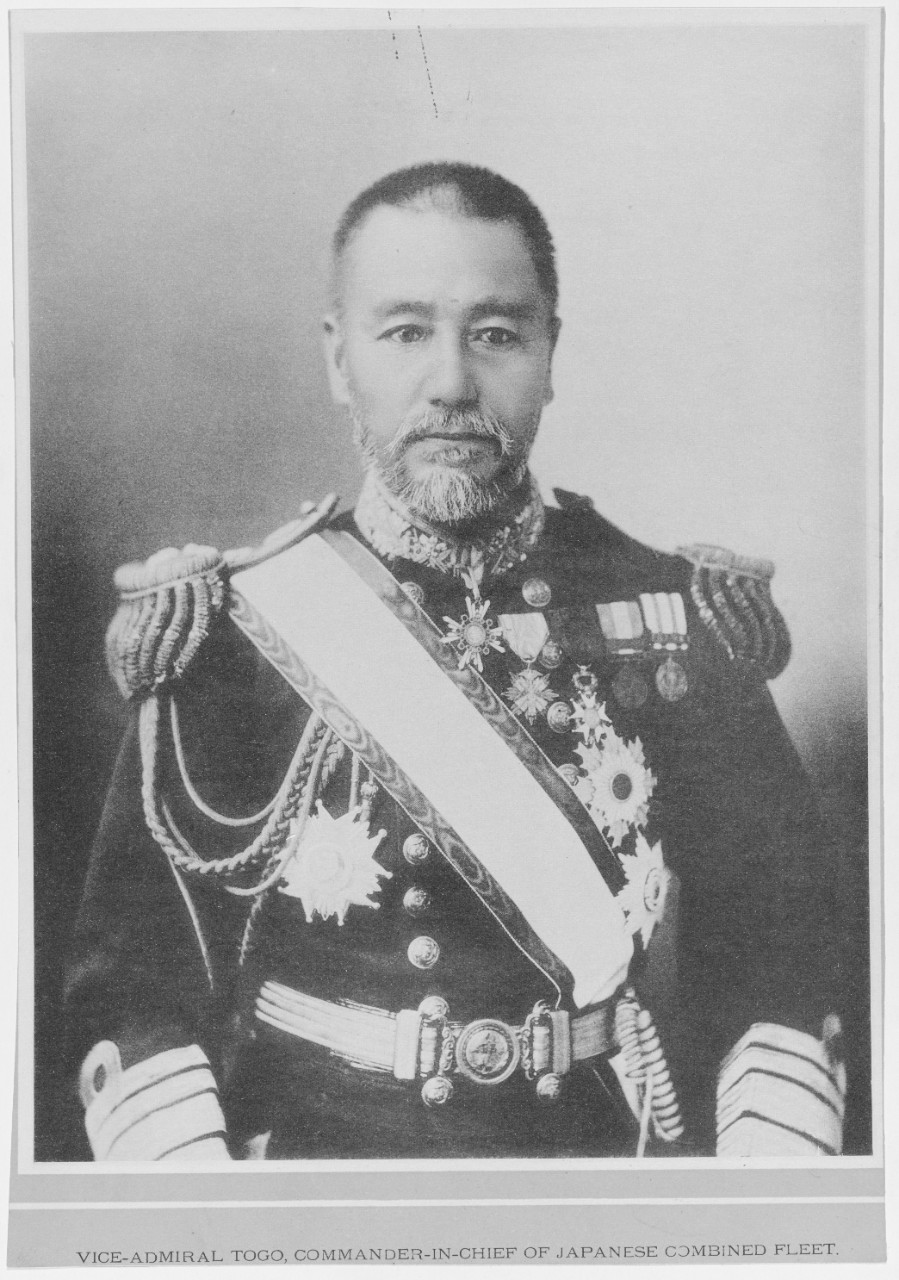 Vice-Admiral Togo, Commander in Chief of Japanese Combined Fleet