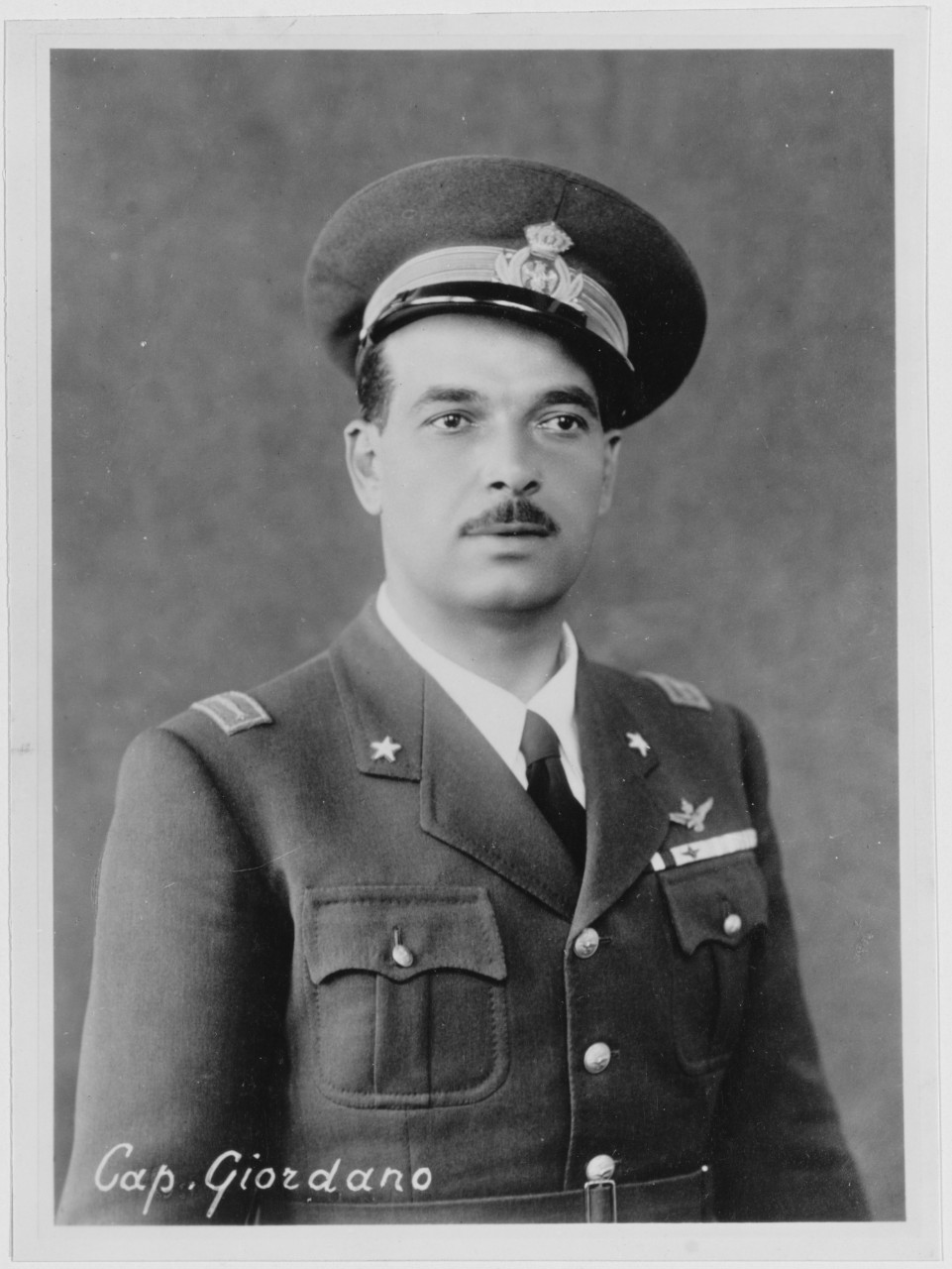 Captain Giordano, Italian Aviators who flew Savoia-Machetti Seaplanes Trans-Atlantic, 1933