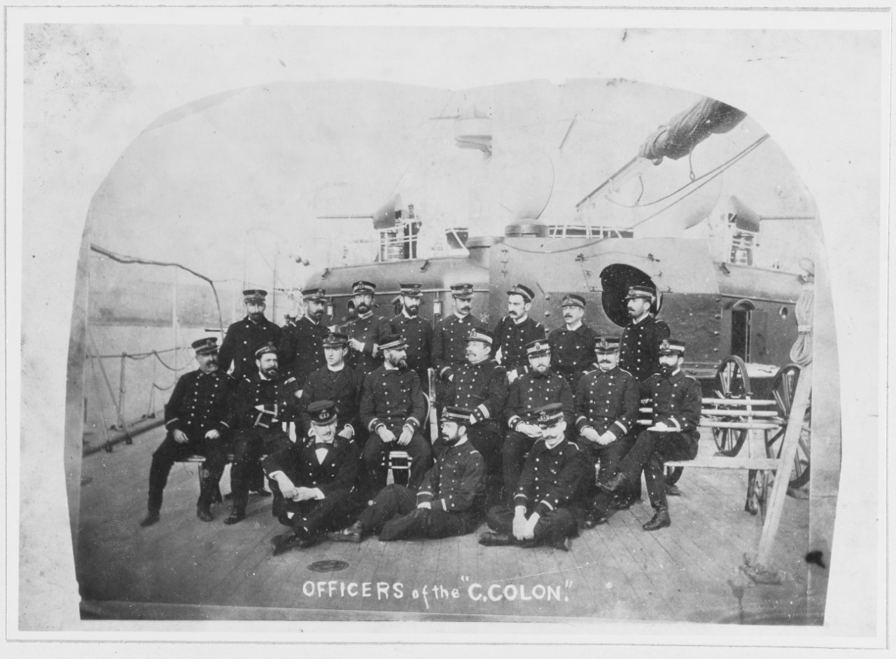 Officers of the "C.COLON"