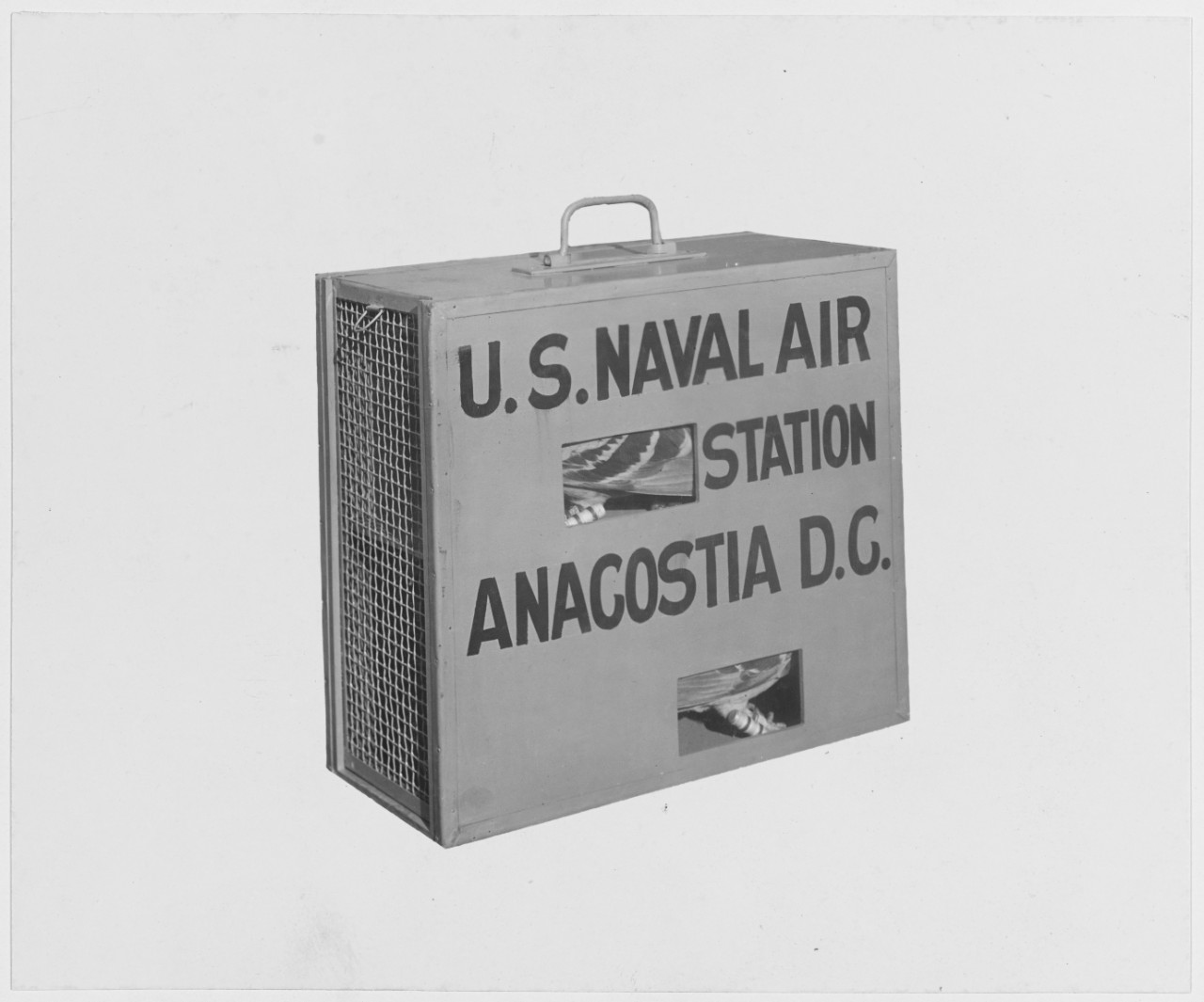 Pigeon Carrier Box- U.S. Naval Air Station, Anacostia, Washington, D.C. December 23, 1918.