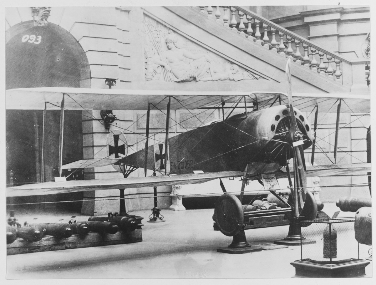 An historic aeroplane.