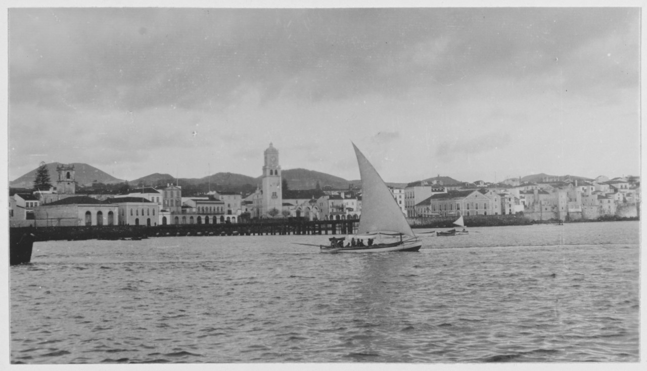 Ponta Delgada, Azores. Portugal. December 1917