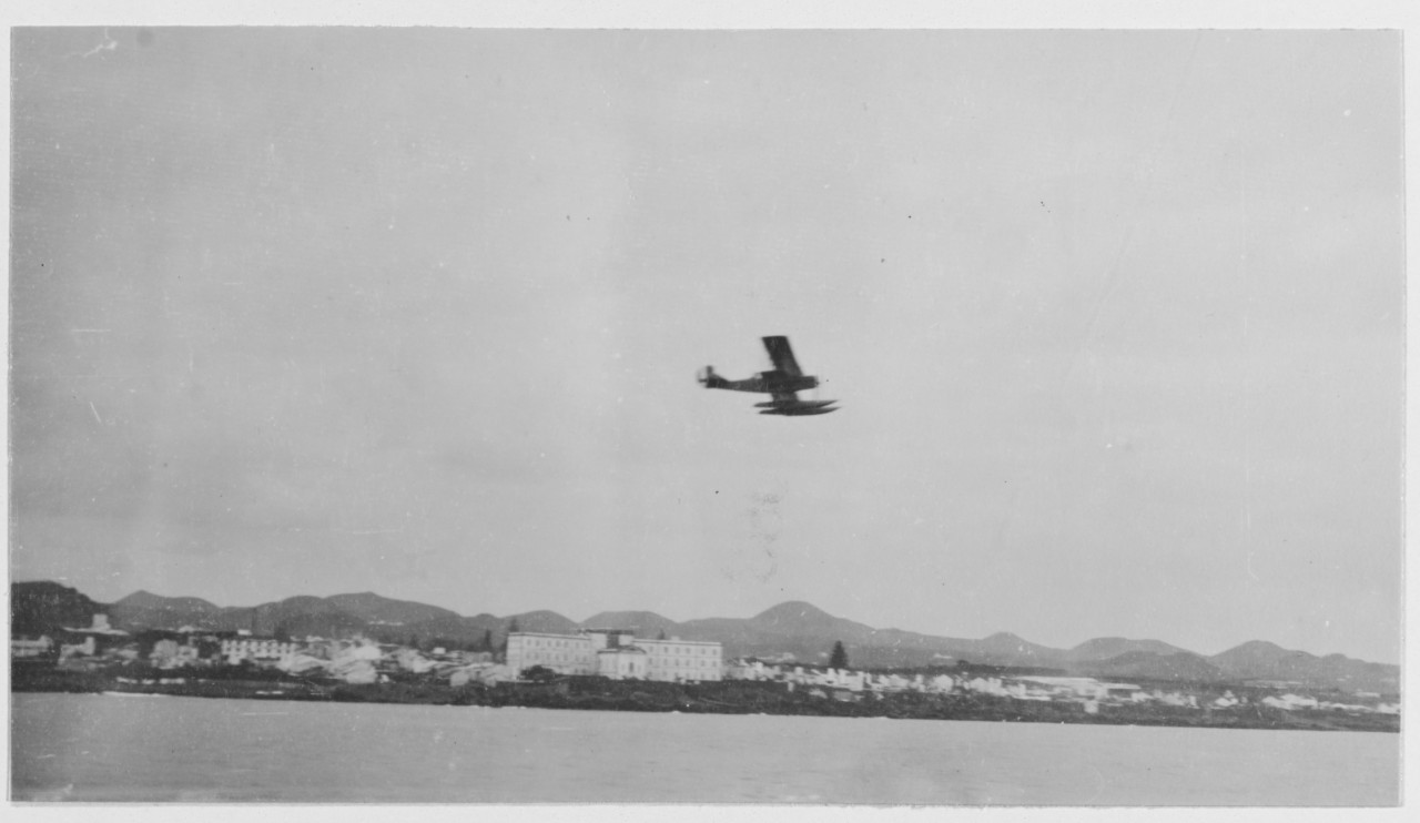 Hydroplane, U.S. Marines. Ponta Delgada, Azores, Portugal. March 1918