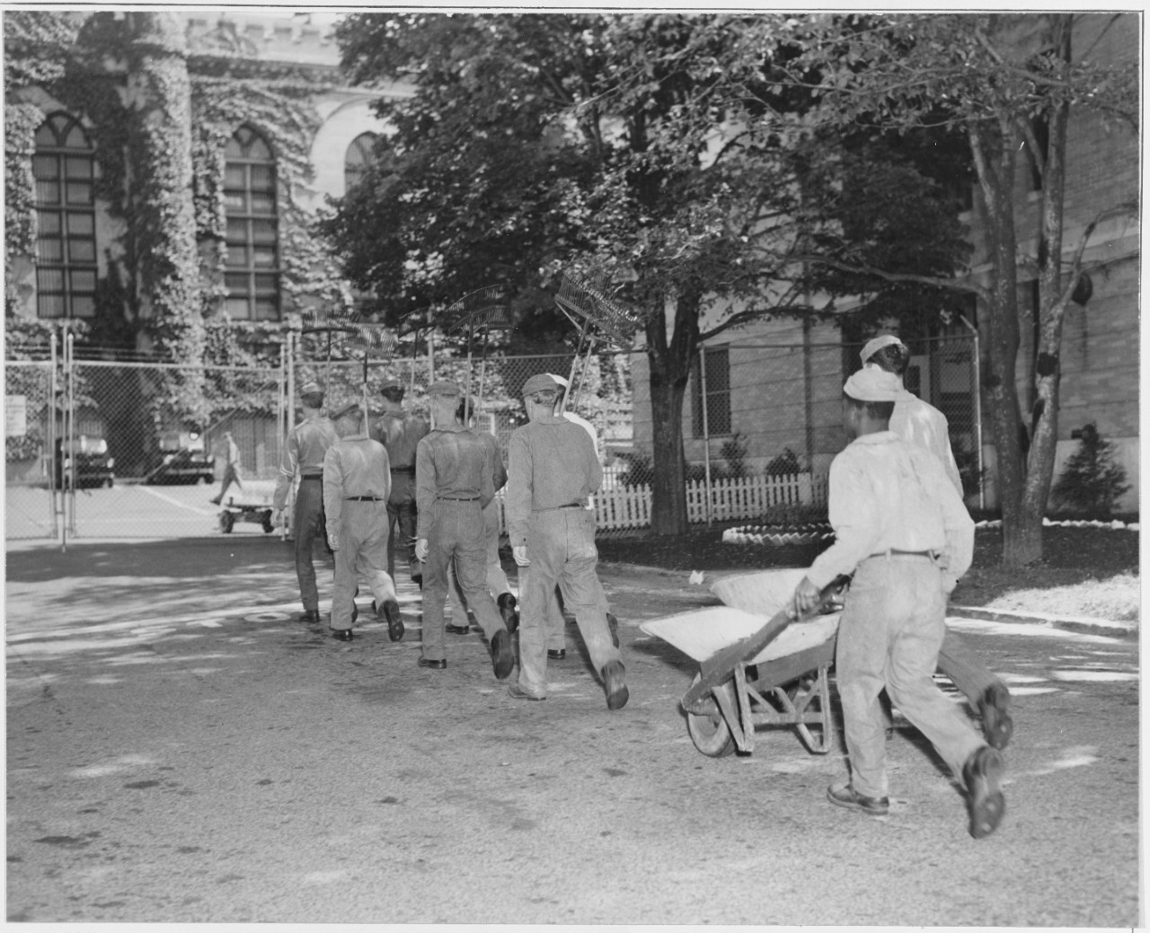 Rehabilitation conducted at U.S. Naval Disciplinary Barracks, July 1948