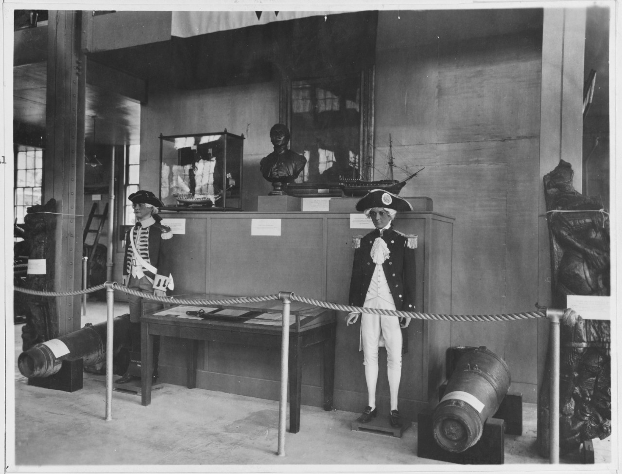 Naval exhibit of Revolutionary War Uniforms, Sesqui-Centennial Philadelphia, Pennsylvania. June - December, 1927