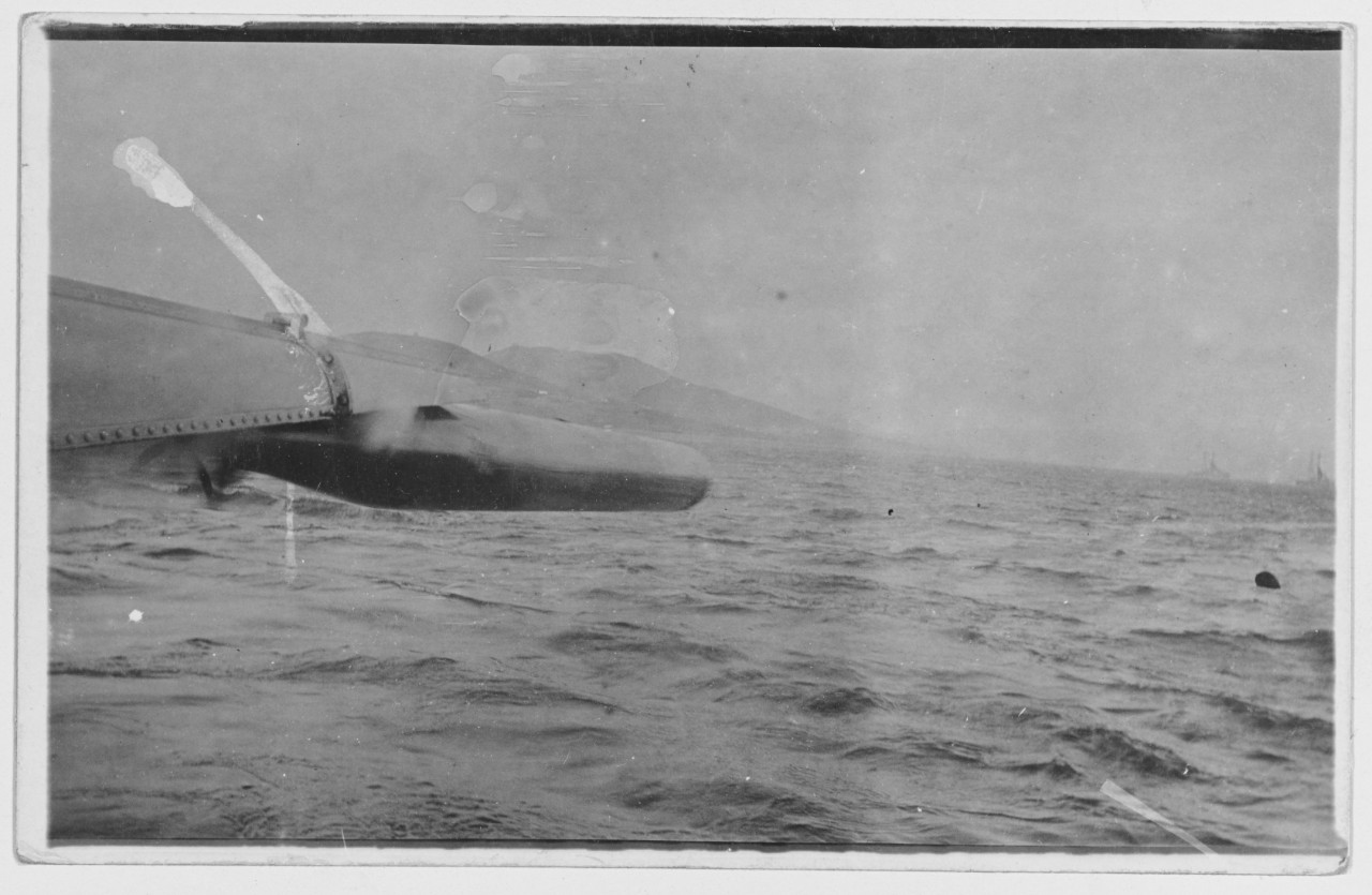 U.S. Torpedo range. Bear Haven Ireland. Base Six. 1918