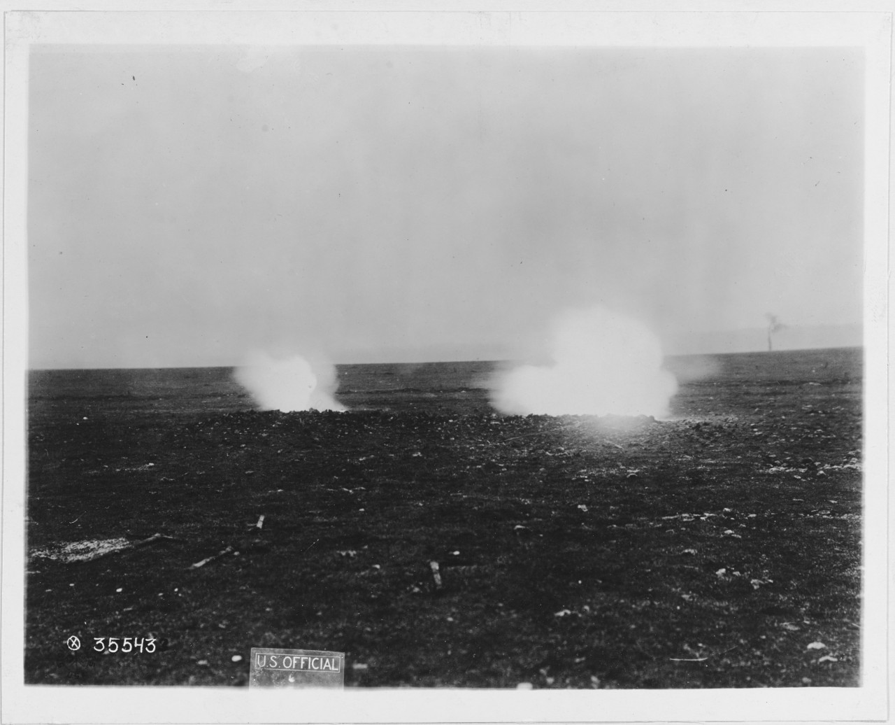 Mustard gas, U.S. Army, France. 1918