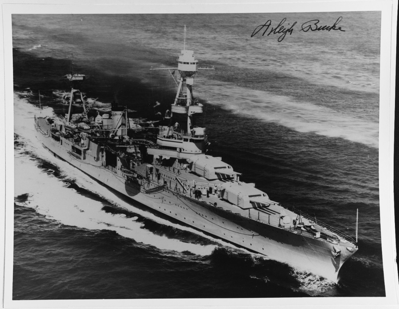 USS CHESTER (CA-27) Admiral A. Burke