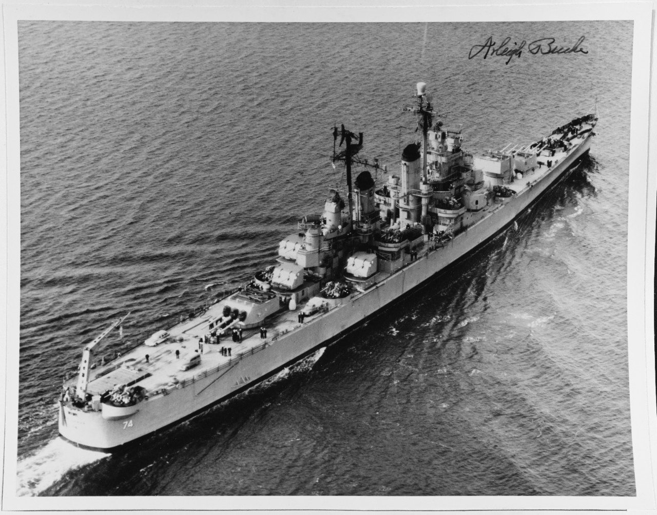 USS COLUMBUS (CA-74) Admiral A. Burke