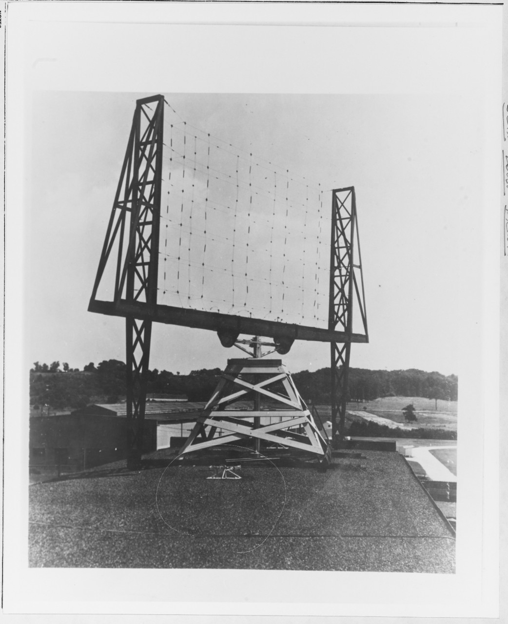 Photo #: NH 41638  First Rotating Beam Radar Antenna