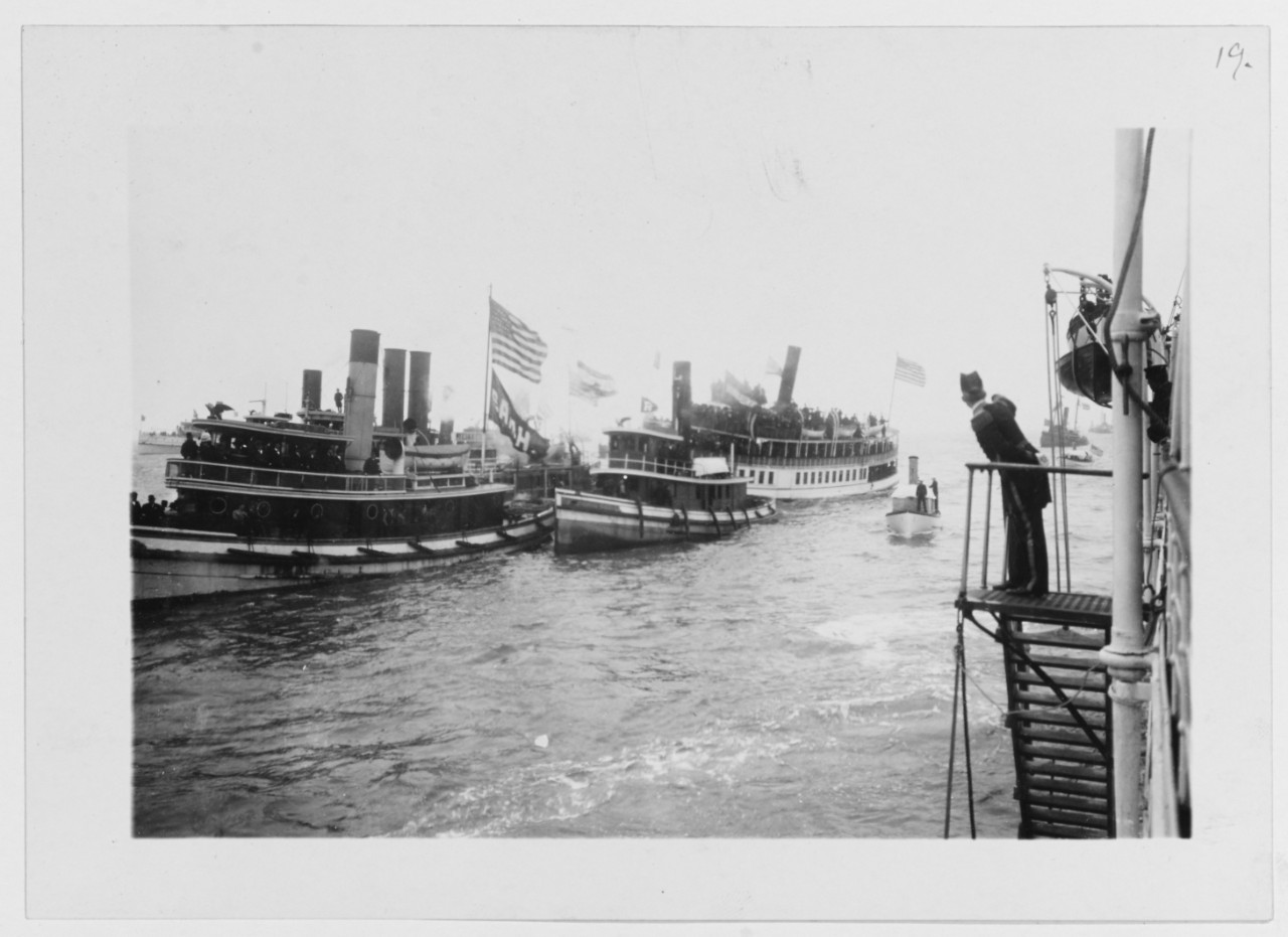 Photo #: NH 41683  Homecoming of the &quot;Great White Fleet&quot;