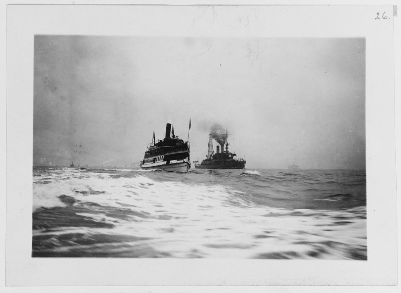 Photo #: NH 41686  Homecoming of the &quot;Great White Fleet&quot;