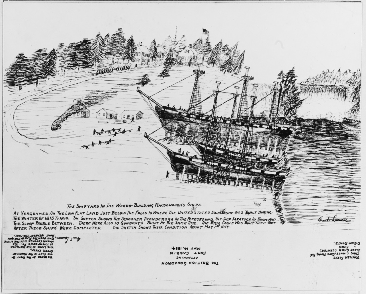 Photo #: NH 41793  Lake Champlain Campaign, 1814