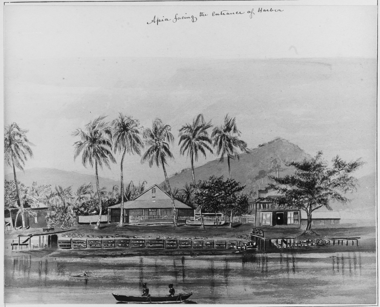 Photo #: NH 42116  Hurricane at Apia, Samoa, 15-16 March 1889