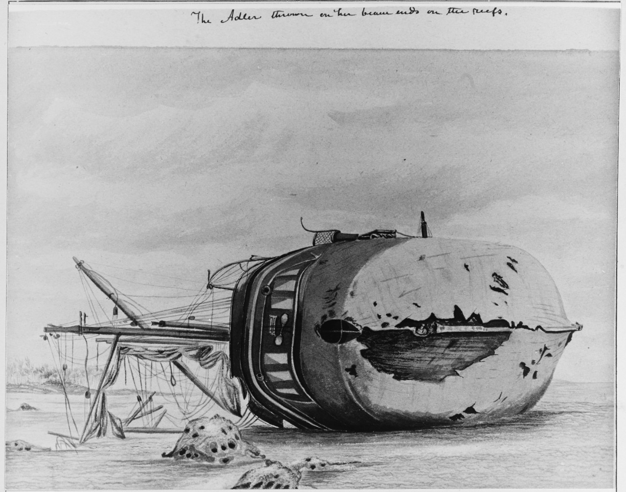 Photo #: NH 42138  Hurricane at Apia, Samoa, 15-16 March 1889