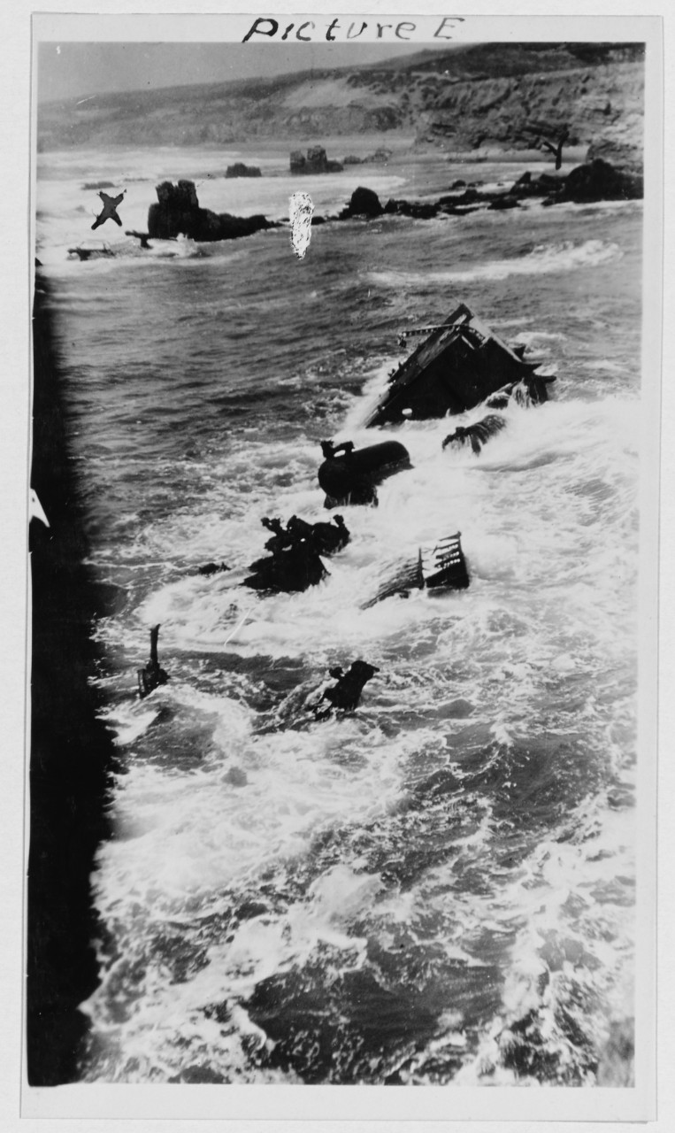 Photo #: NH 42177  Honda Point disaster, September 1923