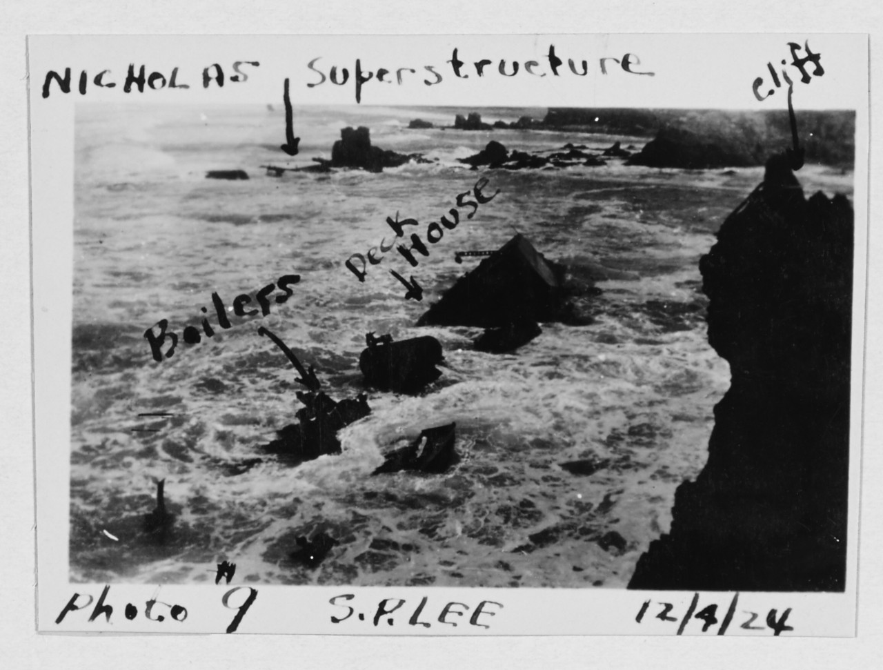 Photo #: NH 42181  Honda Point disaster, September 1923