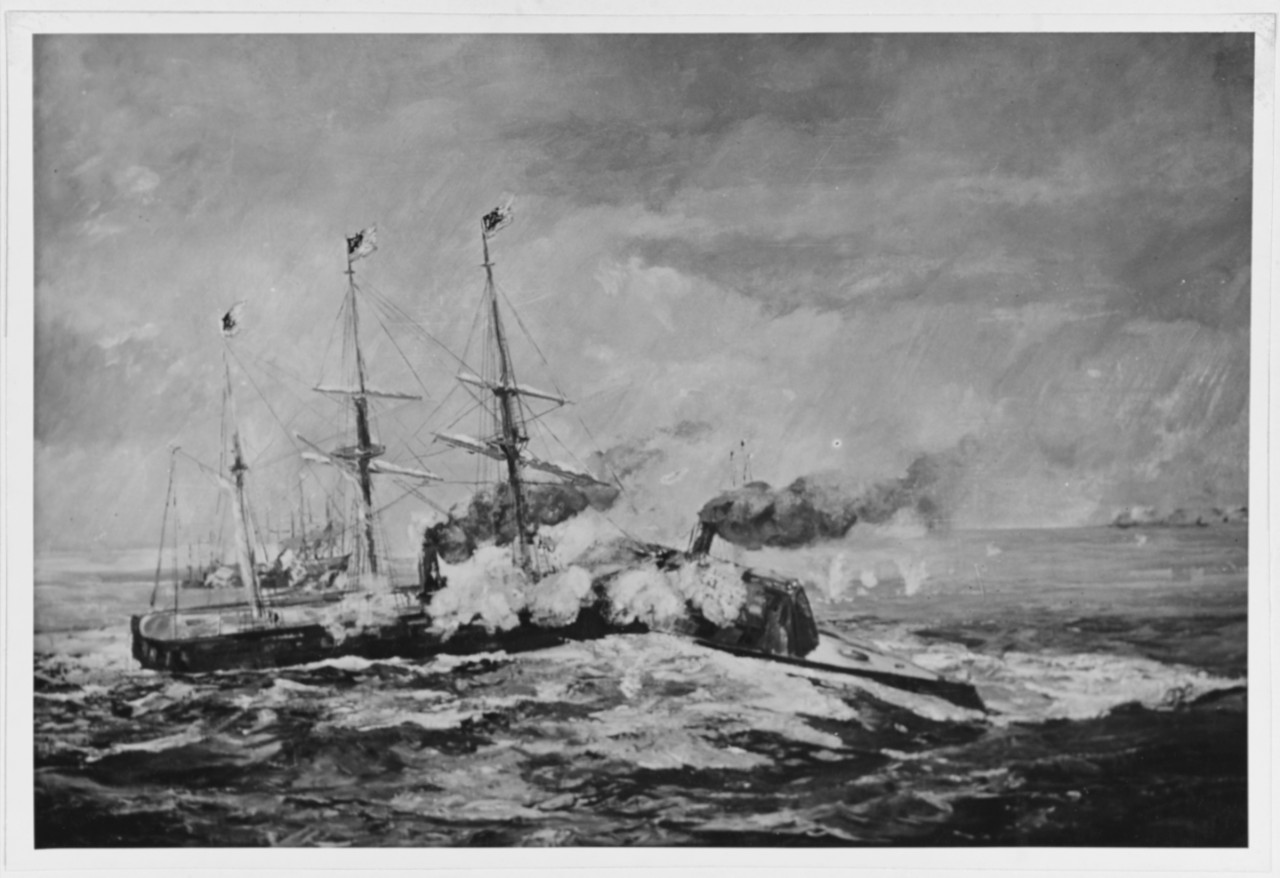 Photo #: NH 42397  Battle of Mobile Bay, 5 August 1864