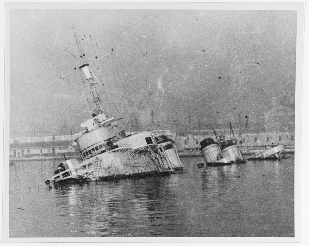 Photo #: NH 42773  Scuttling of the French Fleet at Toulon